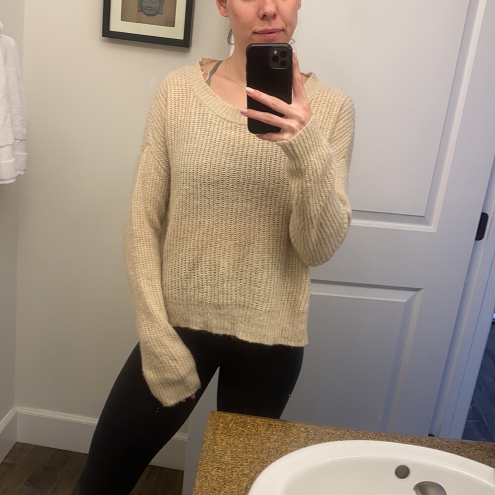 Tan sweater